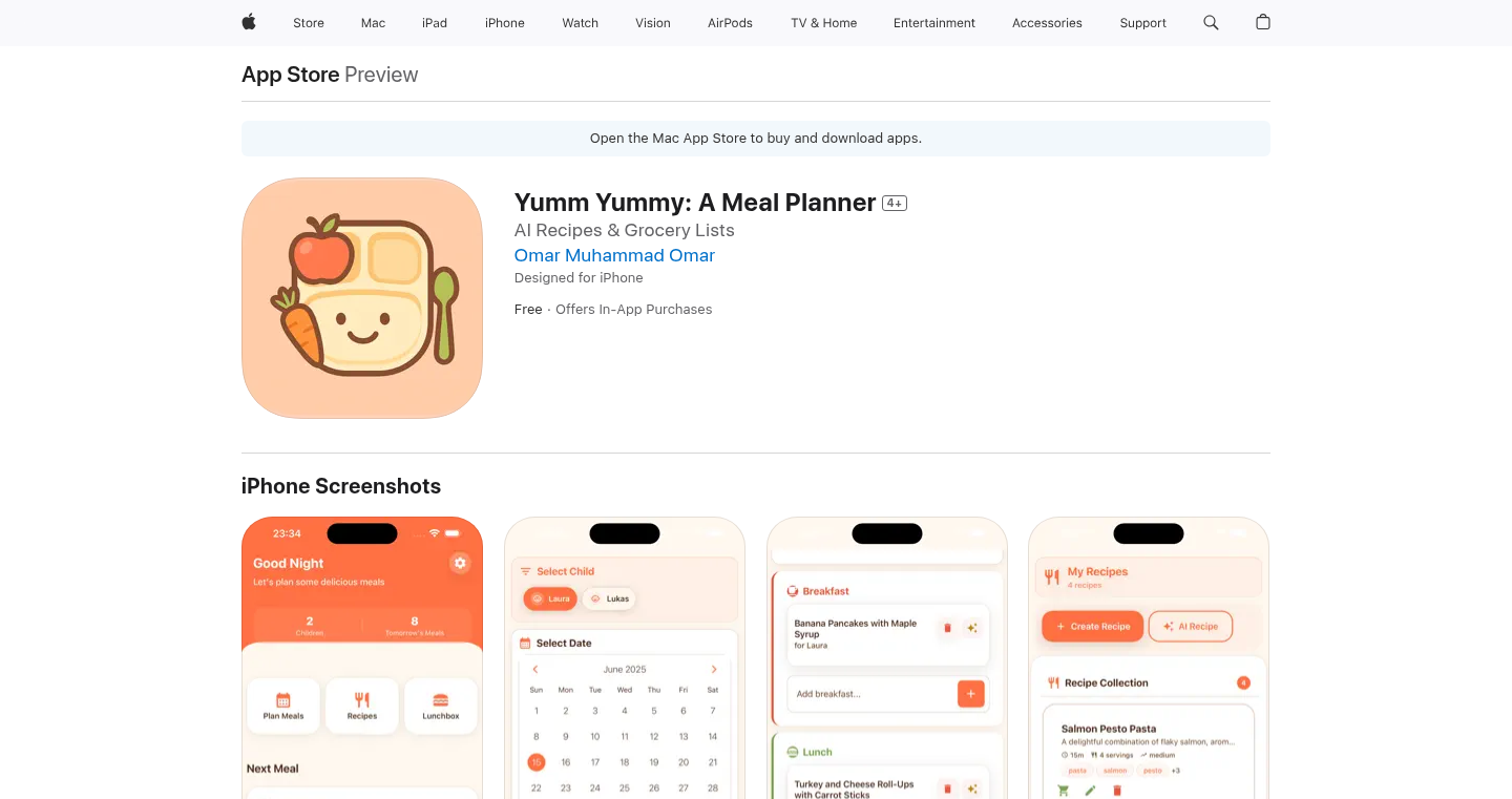 こどもごはんAIプランナー - iOSアプリ