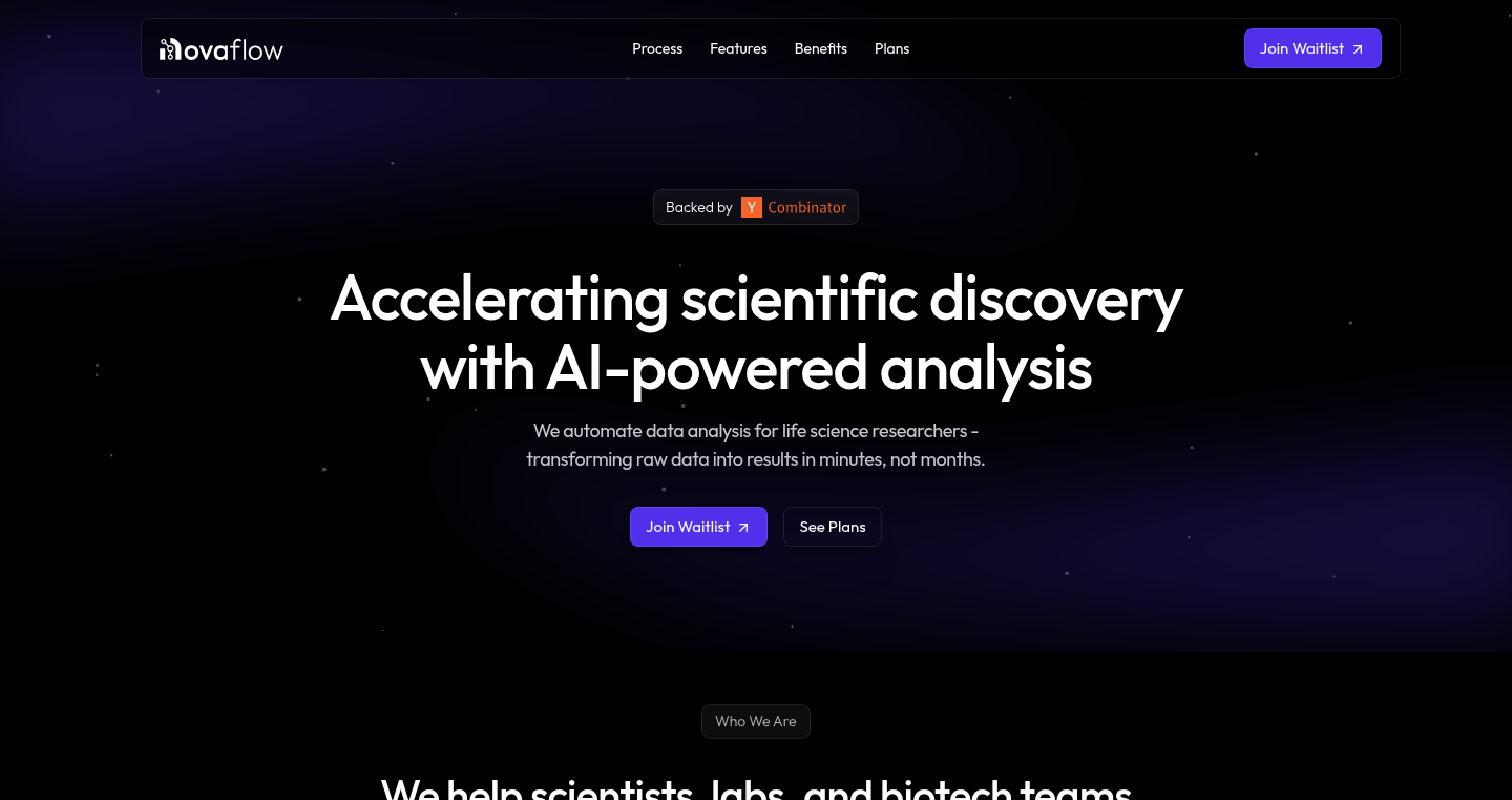 Novaflow: AI-Powered Bioinformatics Workbench