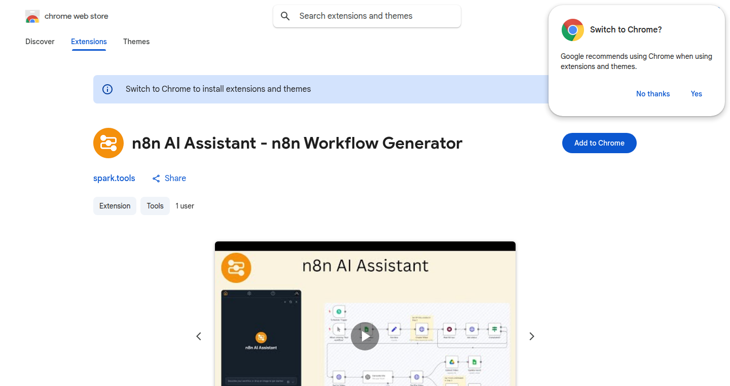 N8n AI Assistant - Natural Language Workflow Automation