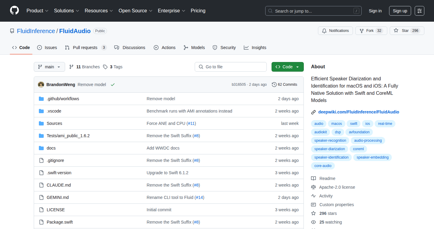 FluidAudio: Swift-Powered Speaker Identification on CoreML