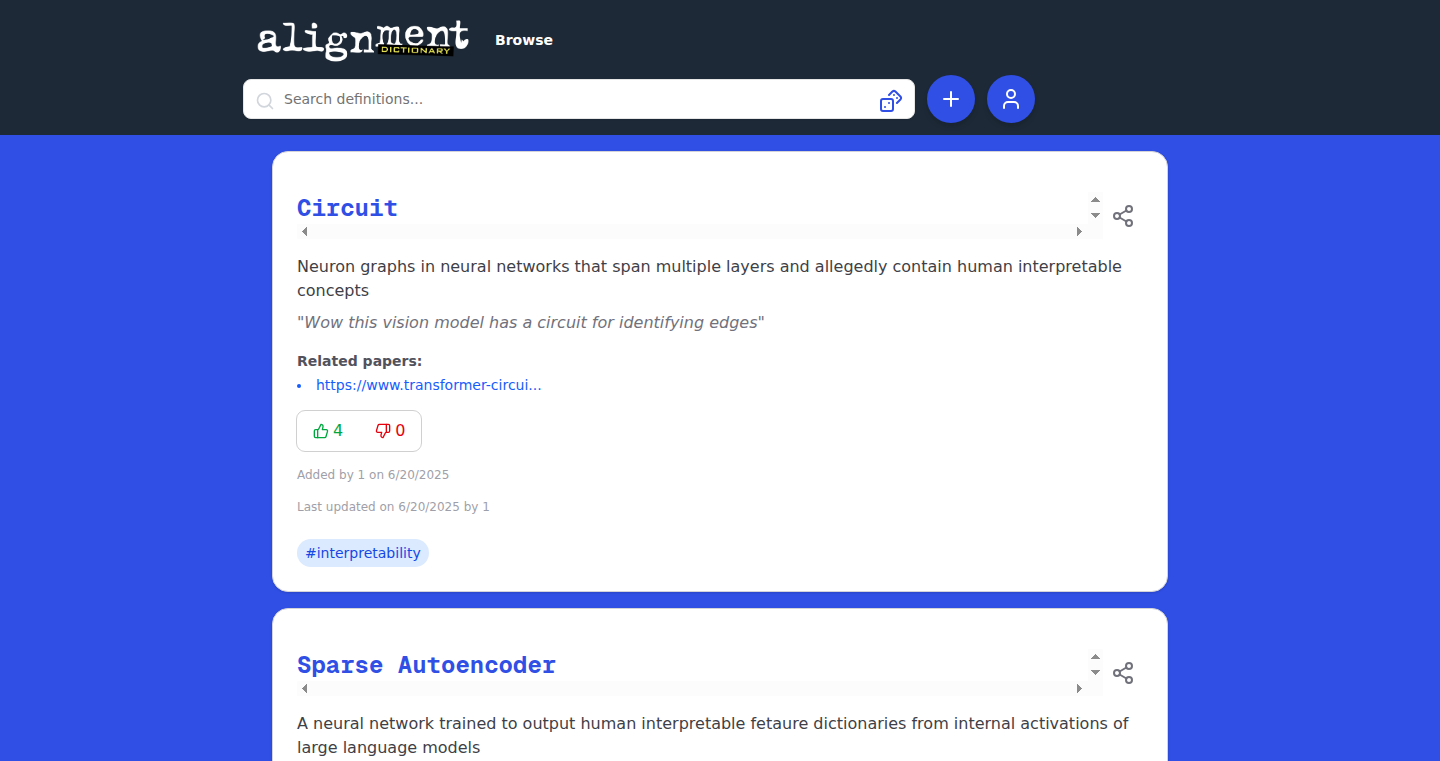 AlignmentLex: A Crowdsourced AI Alignment Glossary