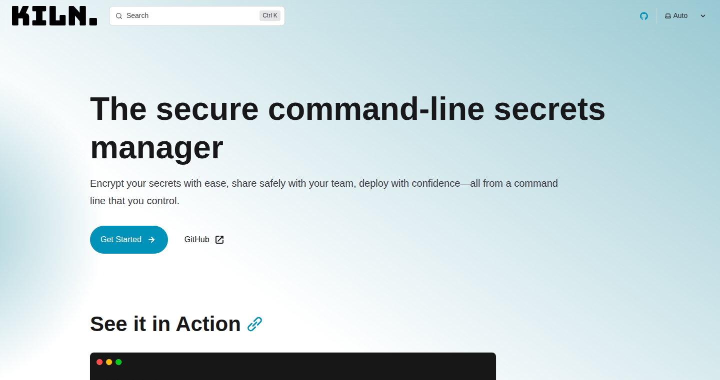 kiln: Git-Native, Age-Encrypted Secrets Manager