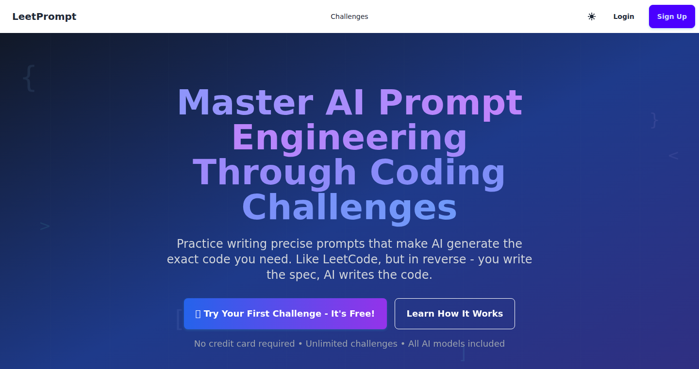 LeetPrompt: AI-Driven Coding Challenges