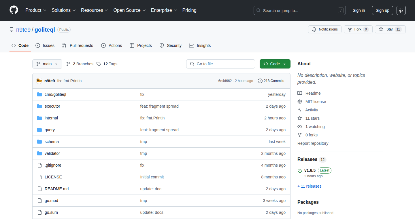 Goliteql: Blazing-Fast GraphQL Engine in Go