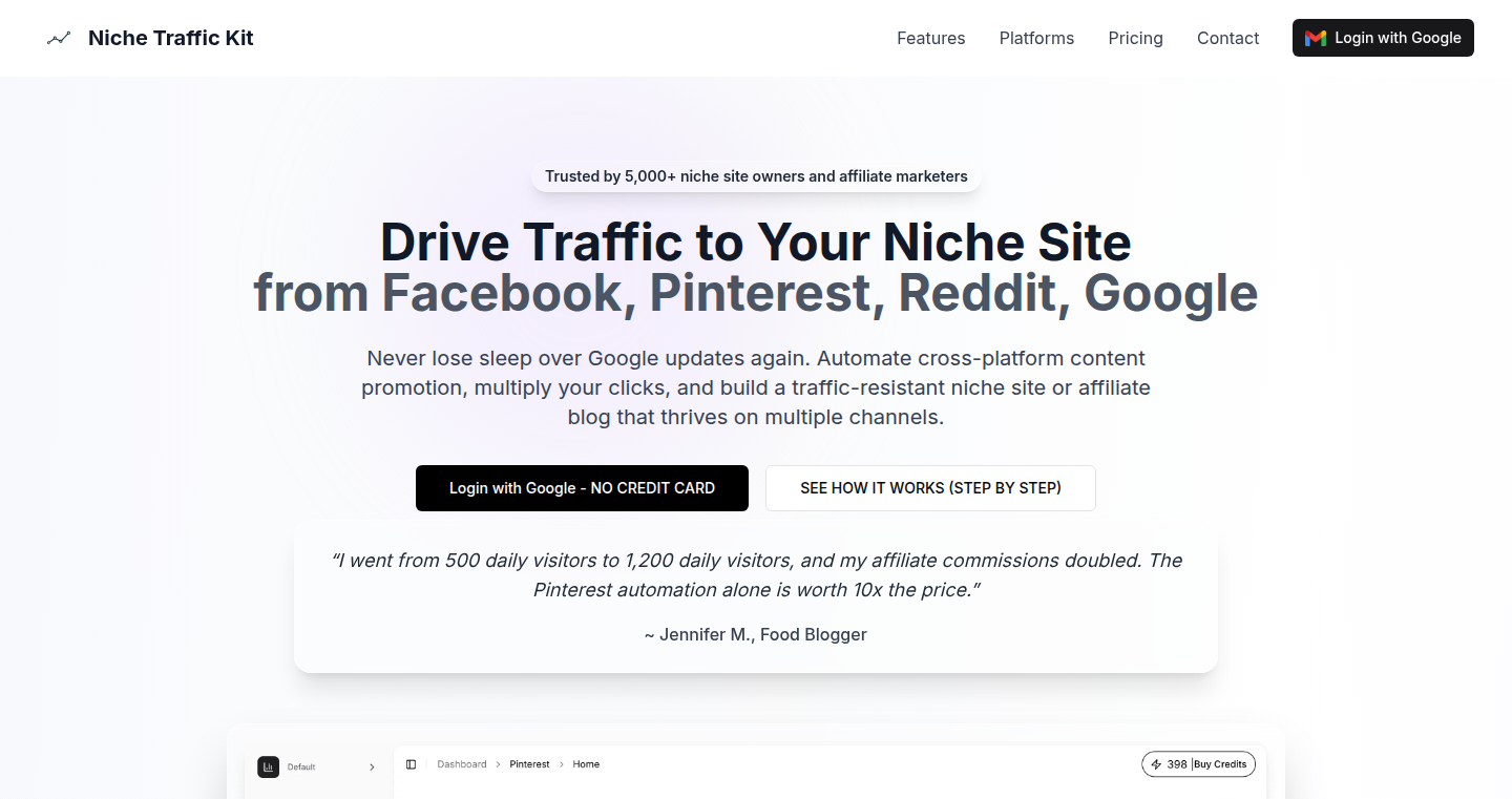 NicheTrafficKit: AI-Powered Multi-Platform Content Automation
