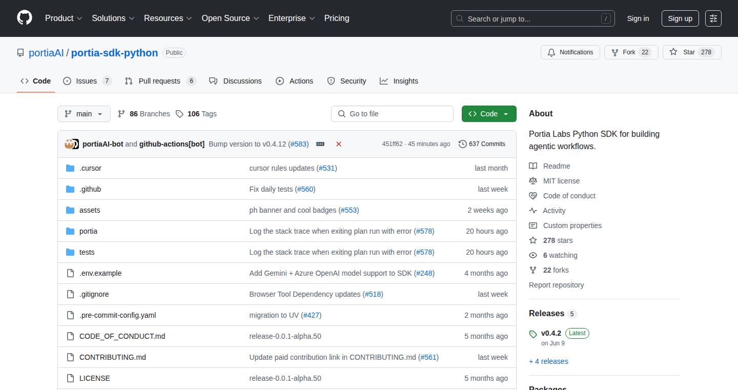 Portia: Stateful CrewAI Alternative with Authentication and Extensive Tooling