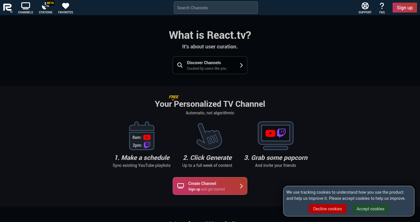 React.tv: Synchronized Reaction Streaming Platform