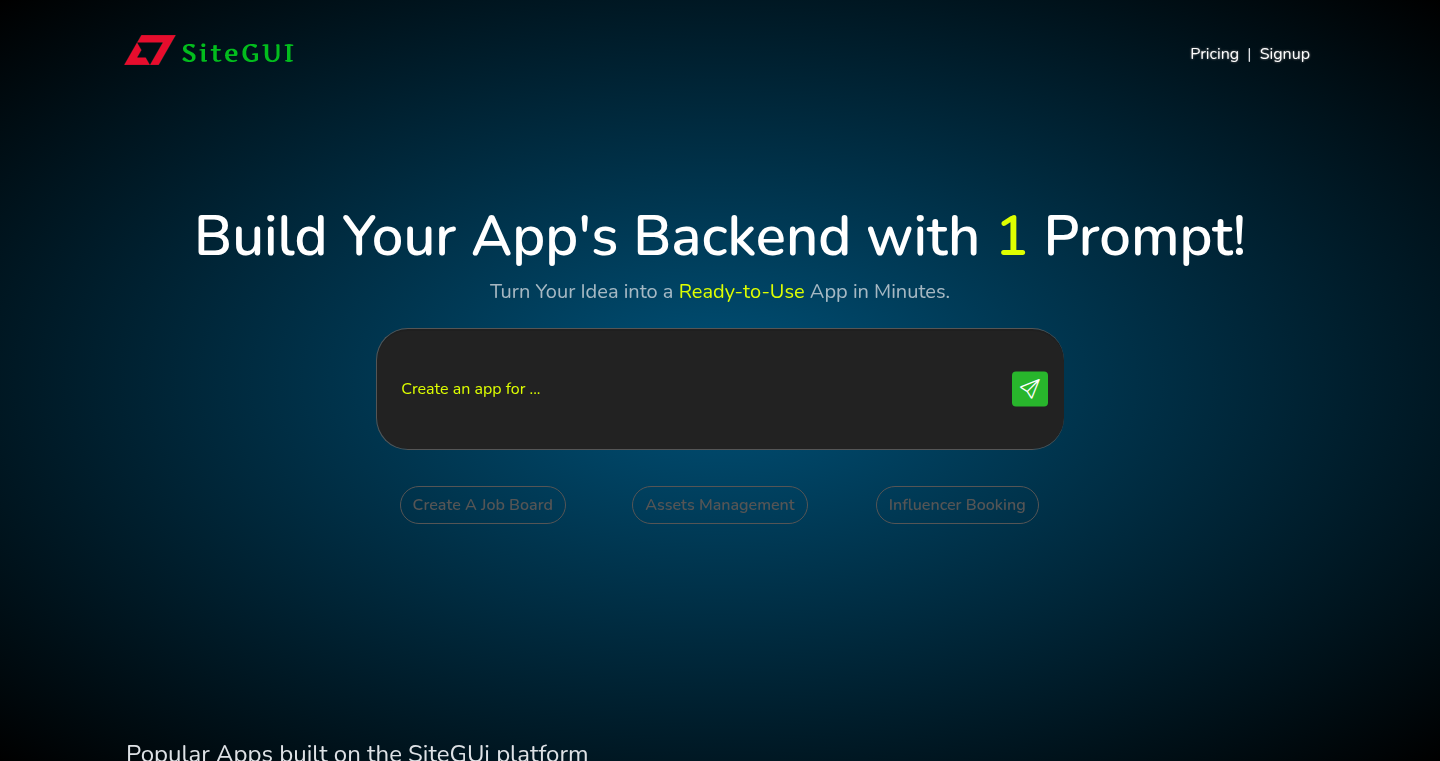 PromptBackend - Instant Backend Generation via Natural Language