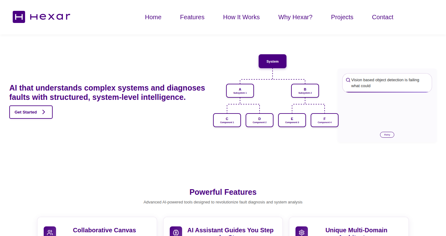 Hexar.ai: Intelligent Canvas for Complex System Debugging
