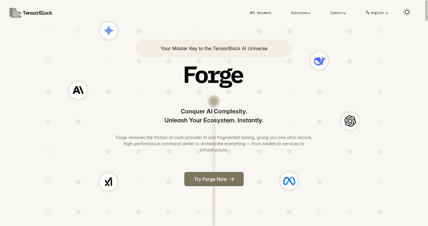 Forge: Unified AI Model API Platform
