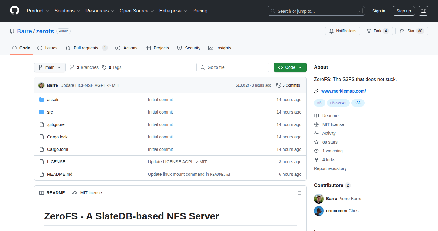 ZeroFS: A Non-Sucking S3 File System