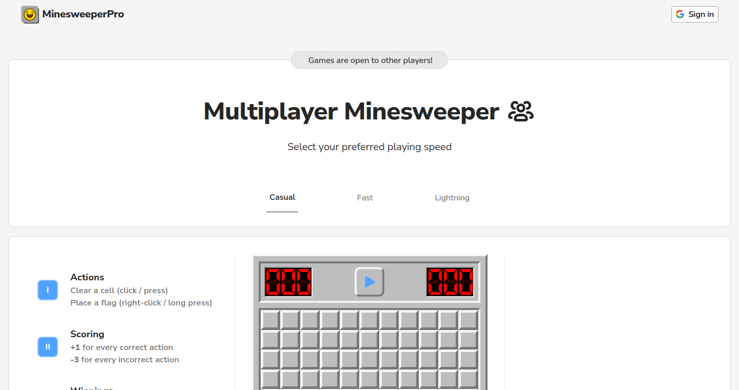 Real-time Multiplayer Minesweeper