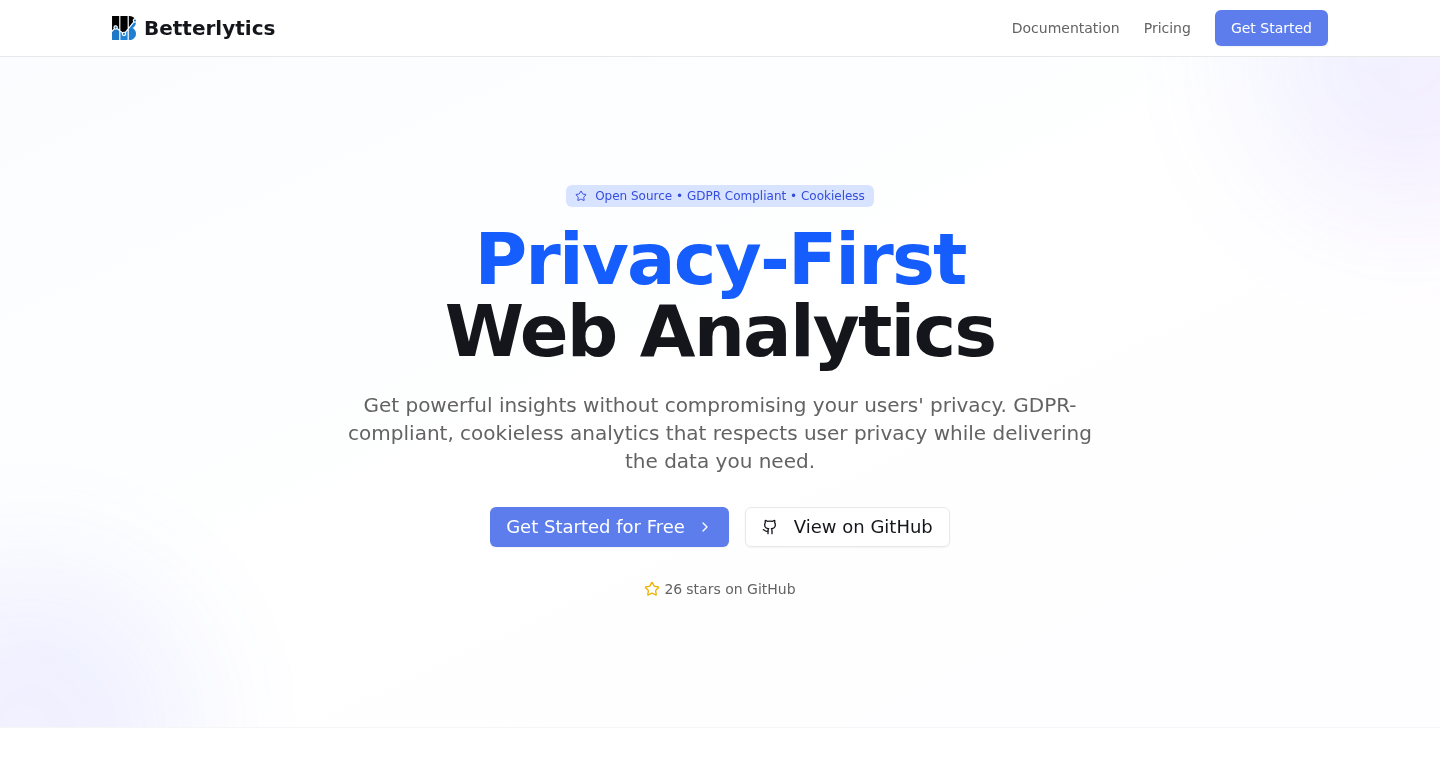 Betterlytics: The Privacy-Focused Web Analytics Platform