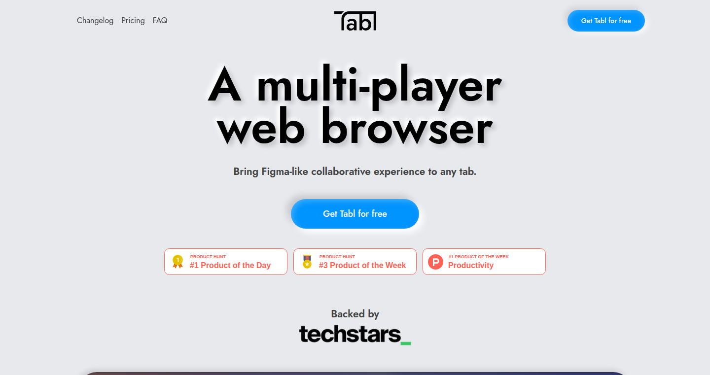 Tabl: Collaborative Web Browser with Real-time Sync