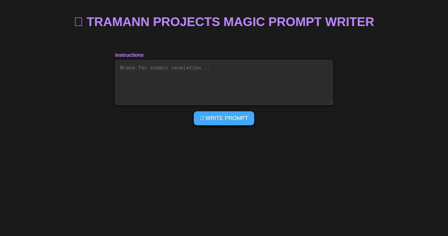 MagicPromptWriter: AI System Prompt Optimizer