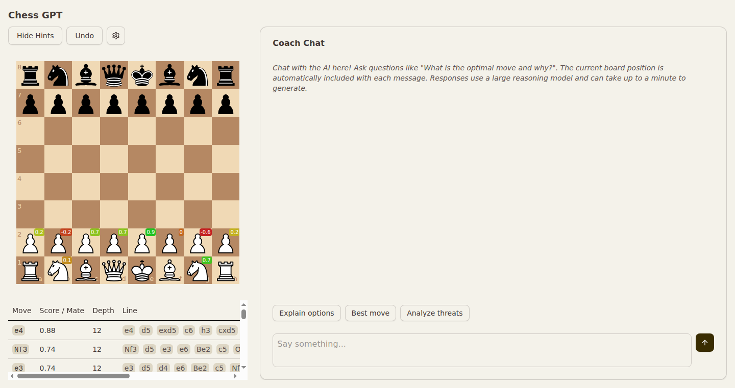 ChessCoachGPT: An AI-Powered Chess Tutor