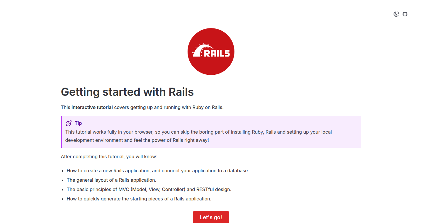BrowserRails: In-Browser Ruby on Rails Tutorial