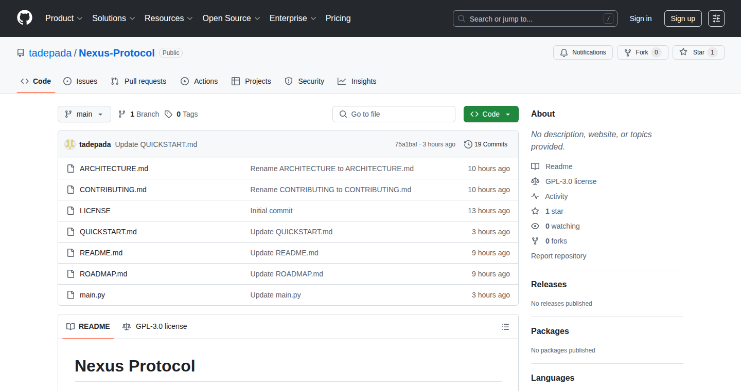 Nexus Protocol: Open-Source AI Consciousness OS