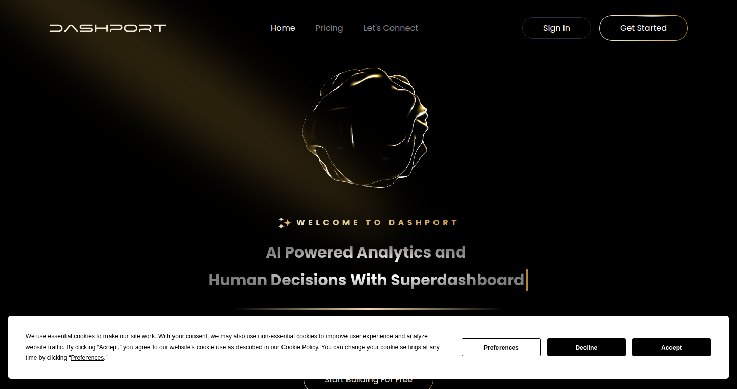 Dashport.ai - 智能数据报告生成器