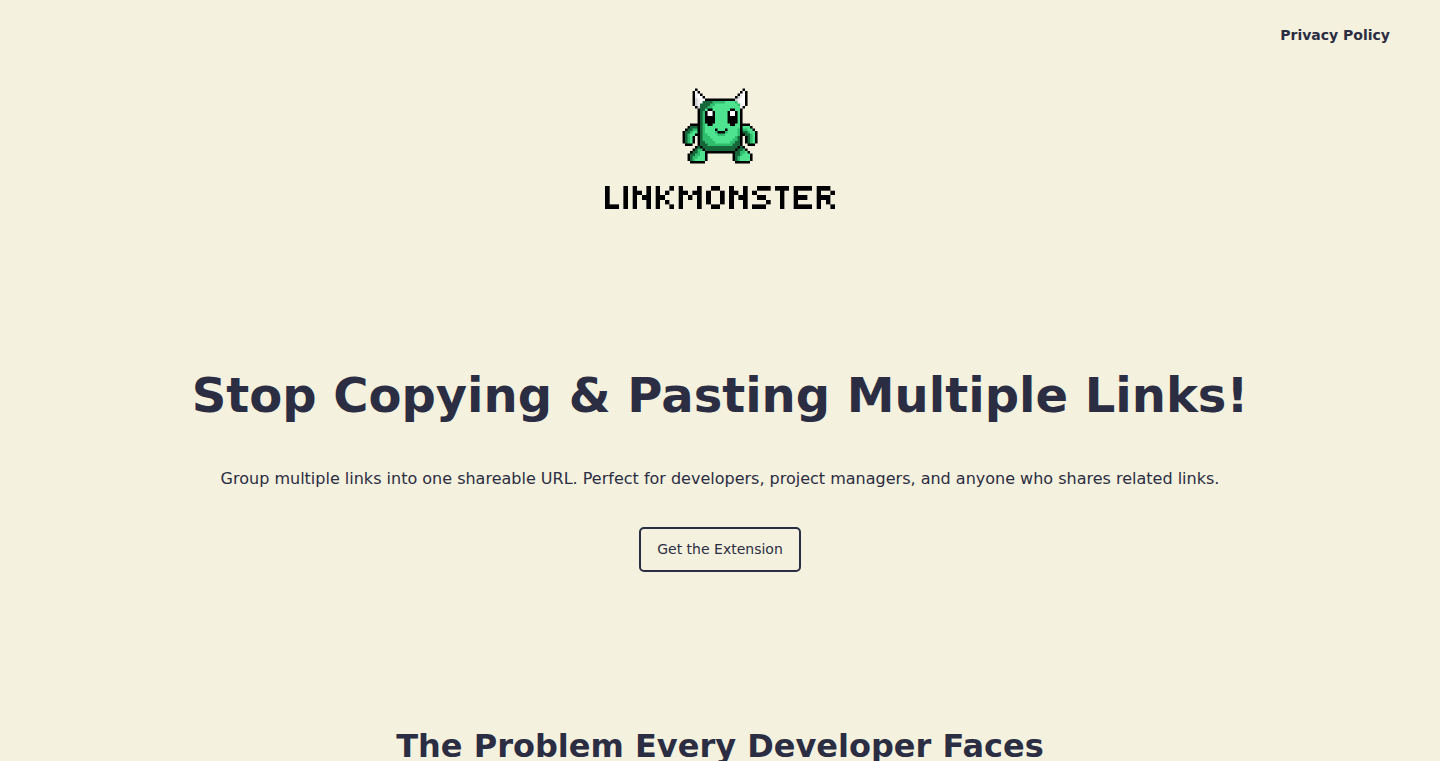 LinkMonster – 链接集合分享神器