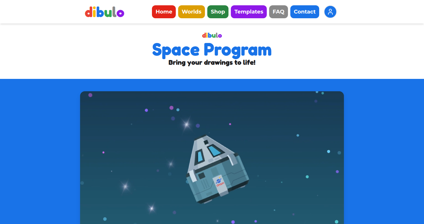 インタラクティブ宇宙塗り絵と学習プラットフォーム