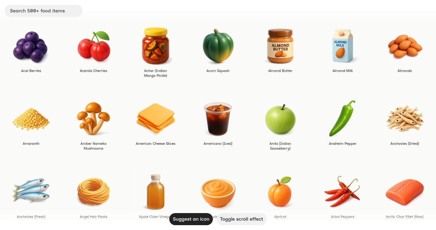 WickedFood - AI-Powered 3D Food Icon Generator