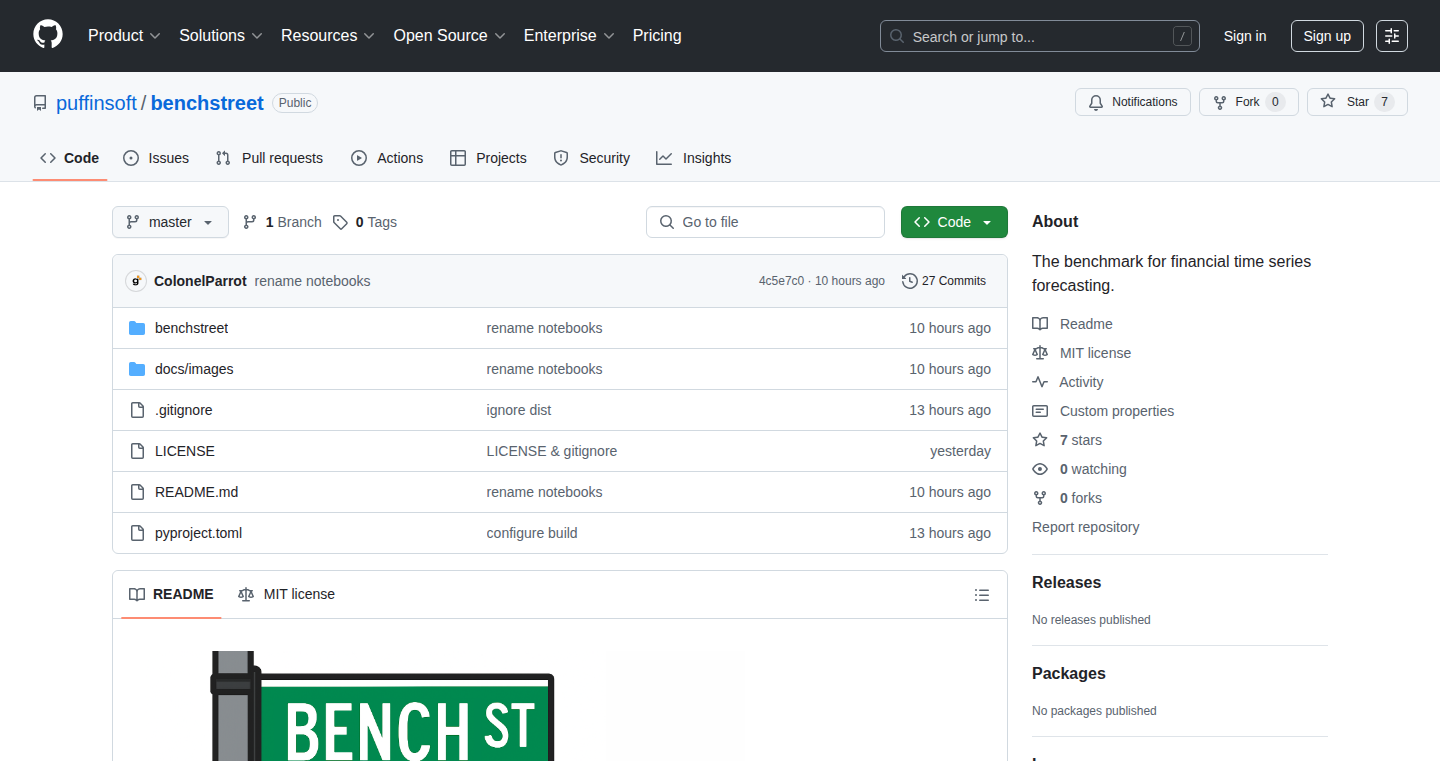 Benchstreet: AI-Powered Stock Prediction Benchmark