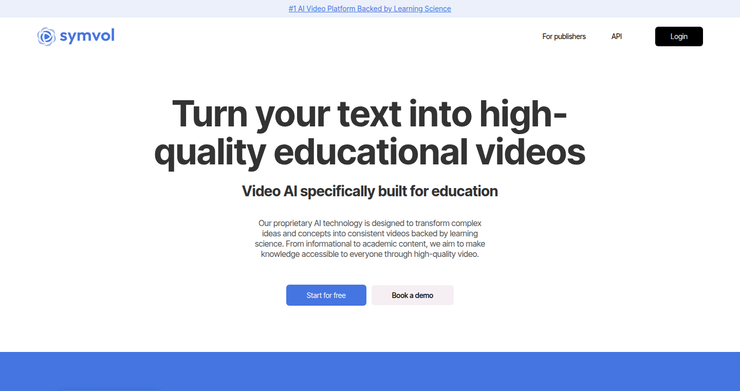 Symvol: AI-Powered Code Explainer Videos