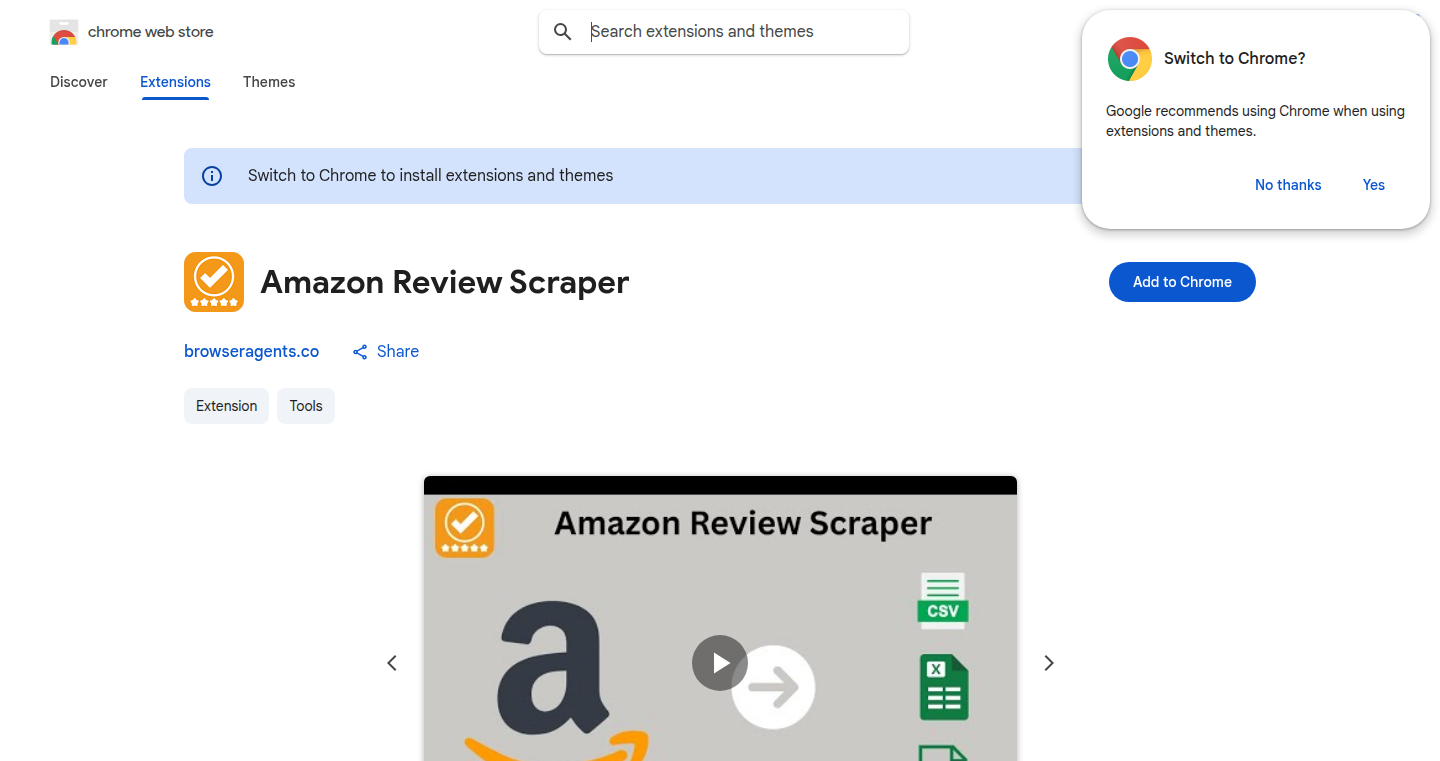 QwikReview: 一键式亚马逊评论抓取分析工具