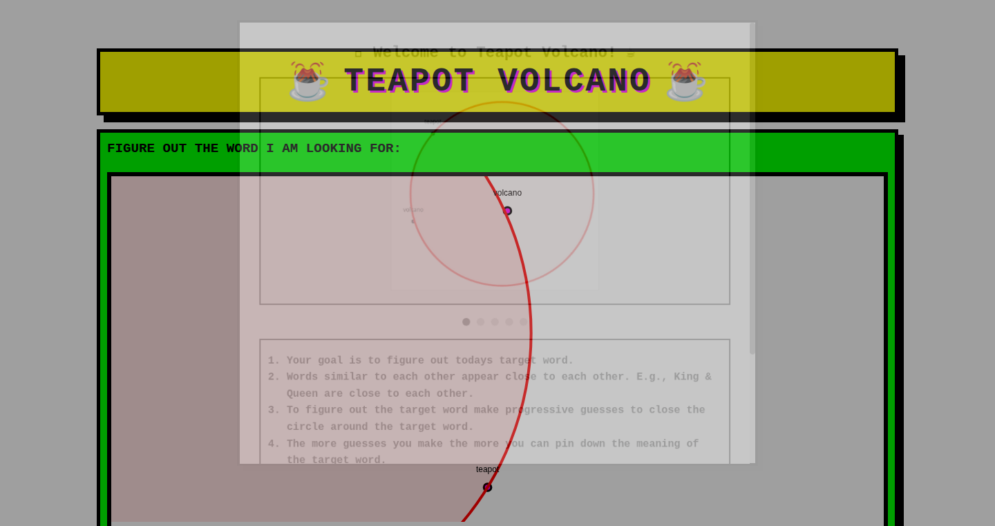 Semantic Proximity Guesser: A Word Association Game Powered by GloVe Vectors