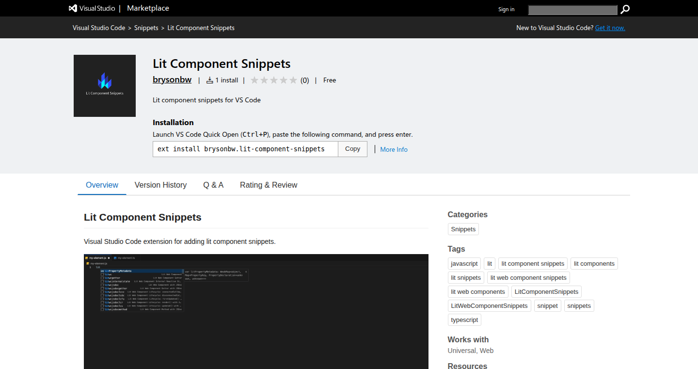 LitCode Snippets: Instant Web Component Power-Up