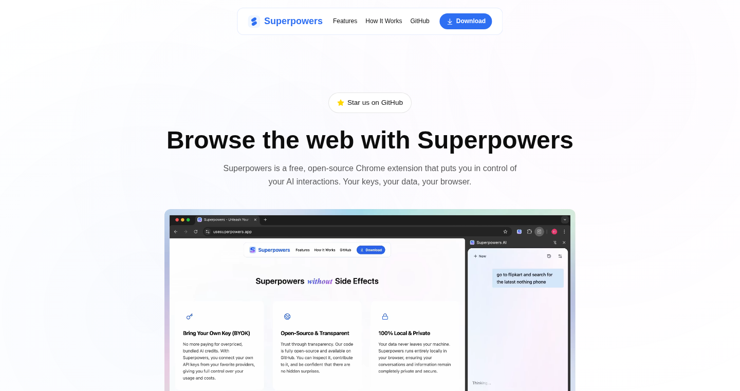 Superpowers: AI-Powered Chrome Extension for Enhanced Web Browsing