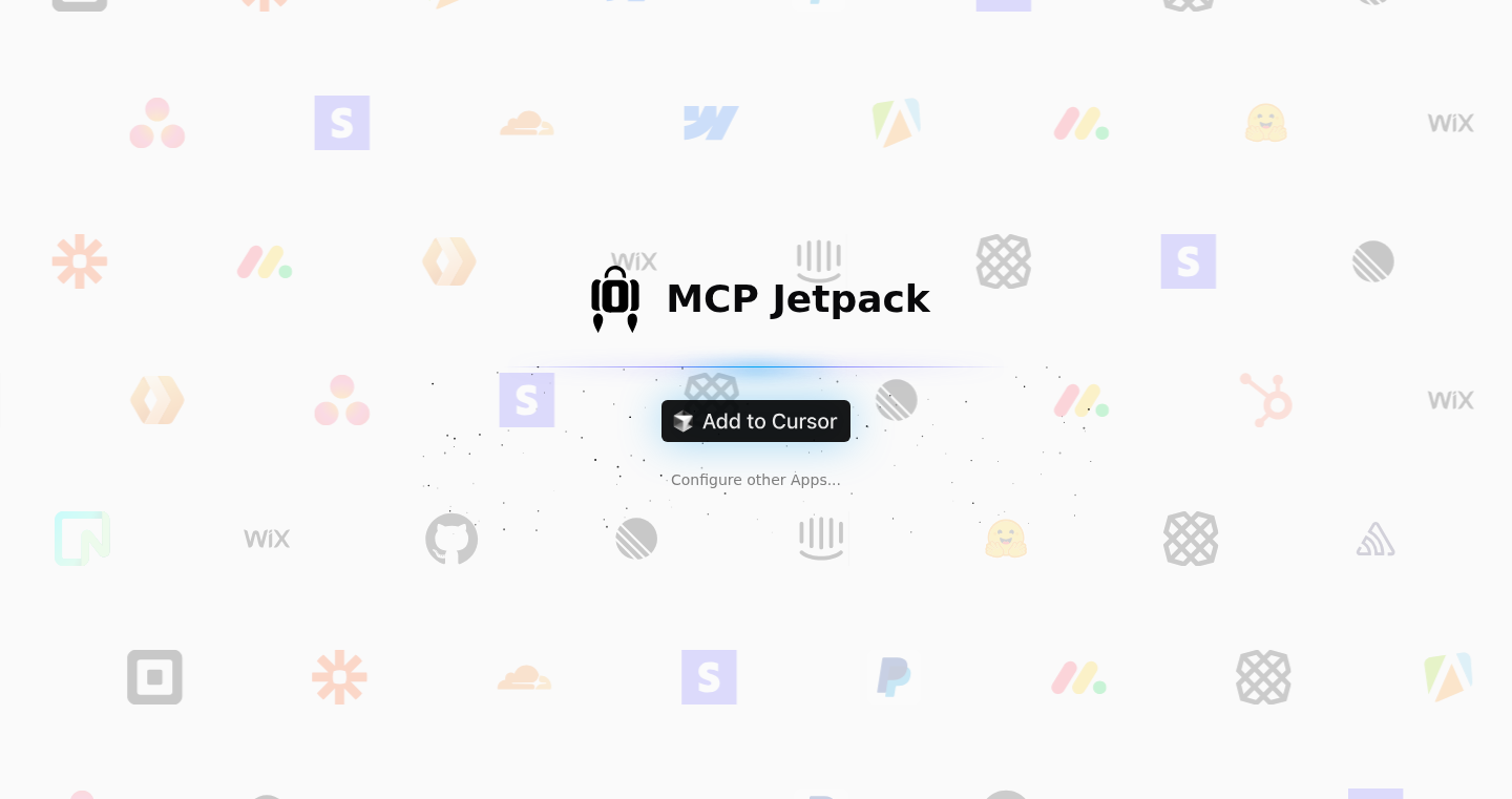 MCP Jetpack:让你的AI助手瞬间拥有超能力