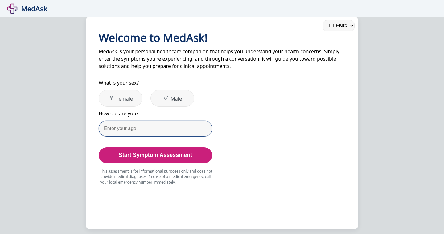 MedAsk: 症状ガイダンスと診察準備を支援するヘルスケアコンパニオン