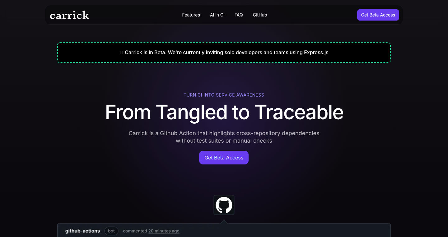 Carrick: マイクロサービス間を自動で検証するAPIバリデーションツール
