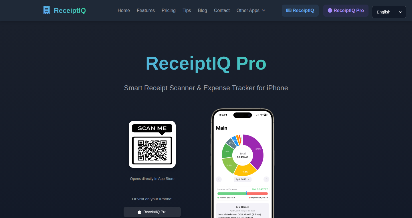ReceiptIQ Pro - レシートを賢く読み取るAIお財布管理アプリ