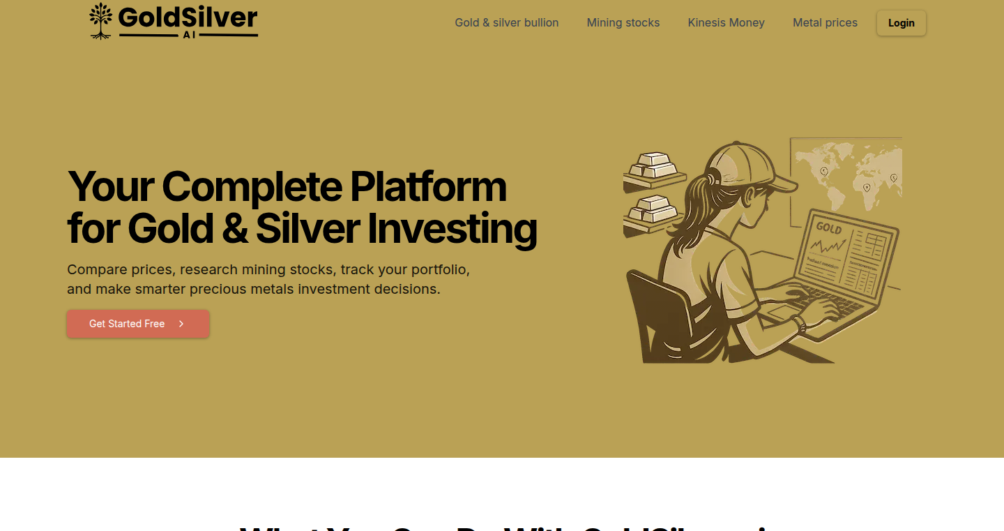 GoldSilver.ai: AI-Powered Precious Metals Investing Platform