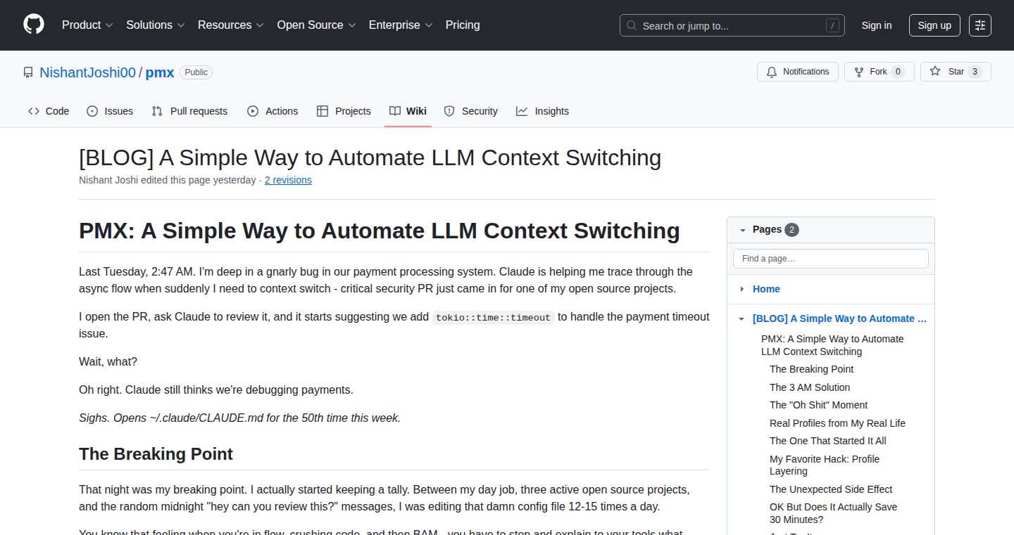 PMX: CLI AI Agent Context Manager