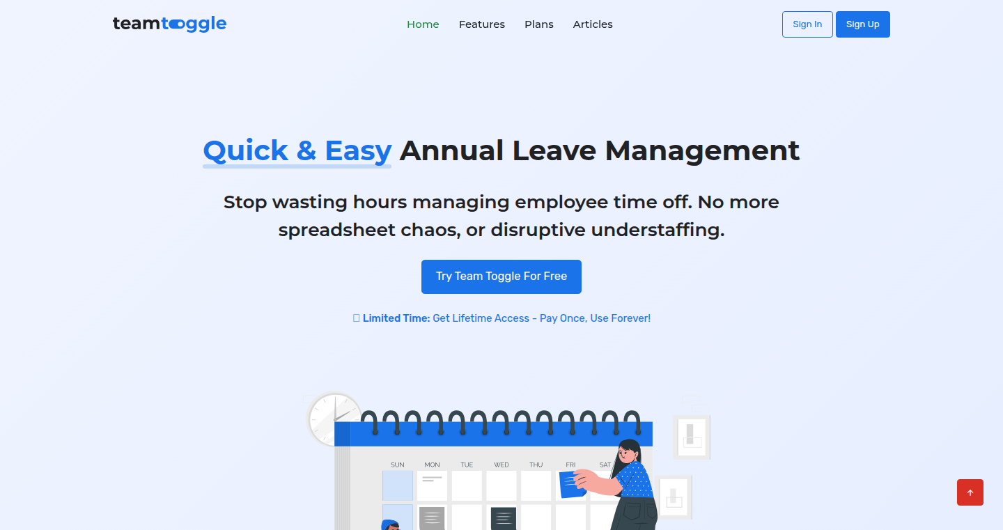 Team Toggle: Streamlined Annual Leave Management System