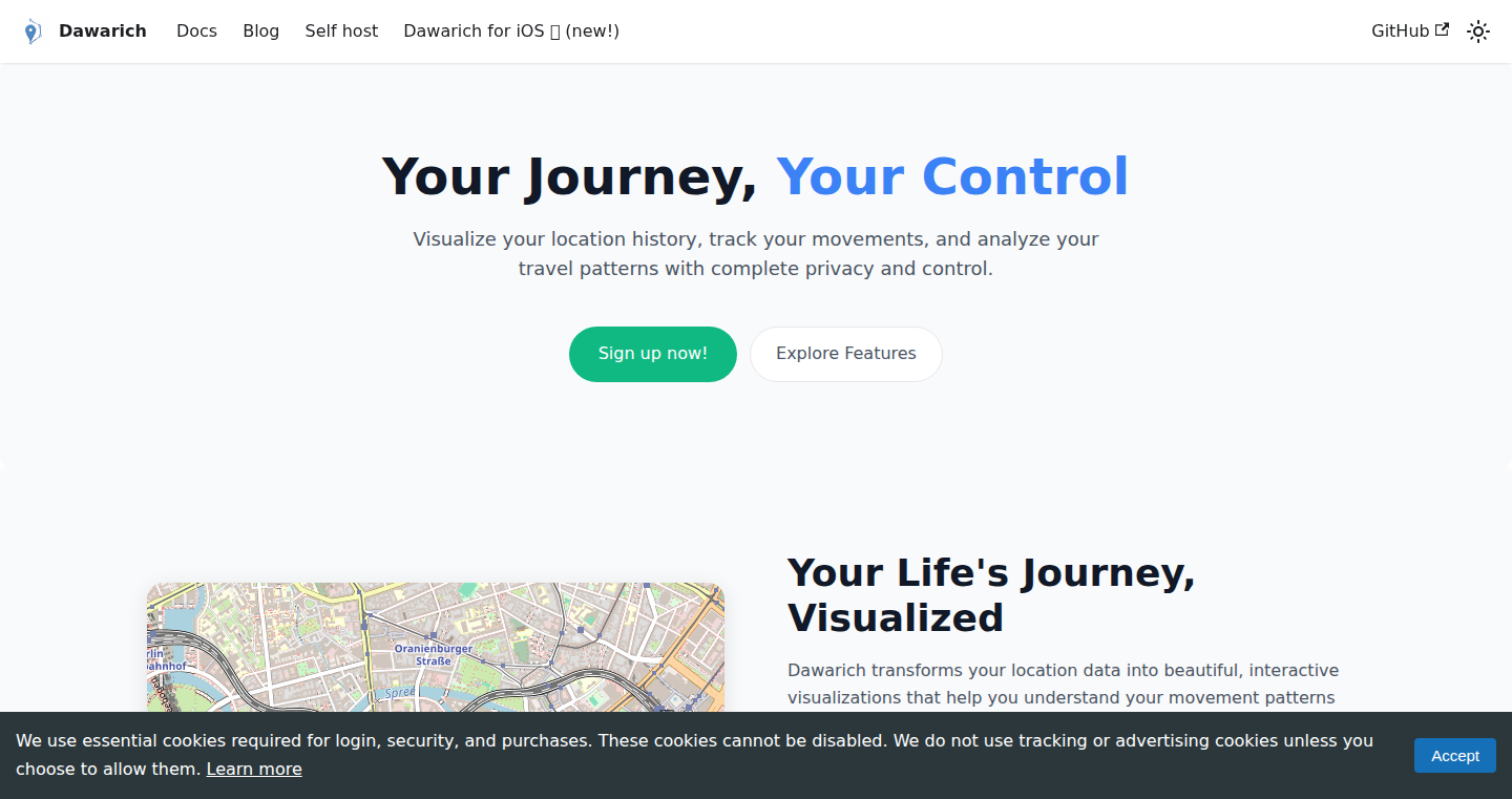 Dawarich: Your Self-Hosted Location Timeline