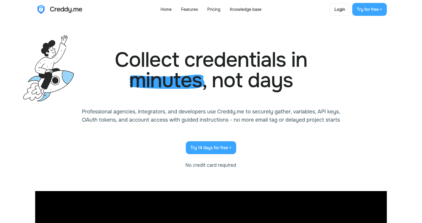 Creddy: Secure Credential Sharing for Freelancers and Developers