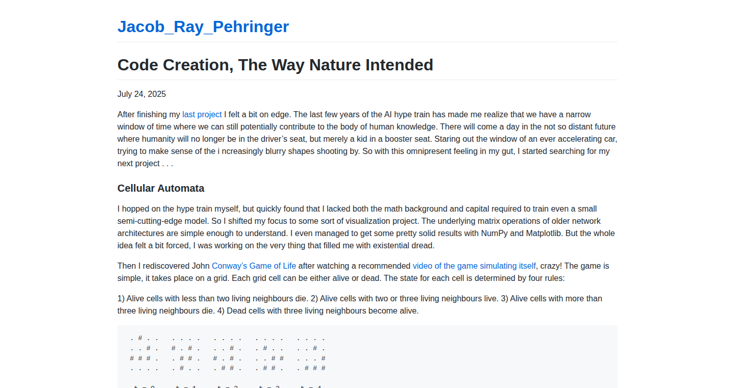 Code Creation: Natural Language Driven Code Generation