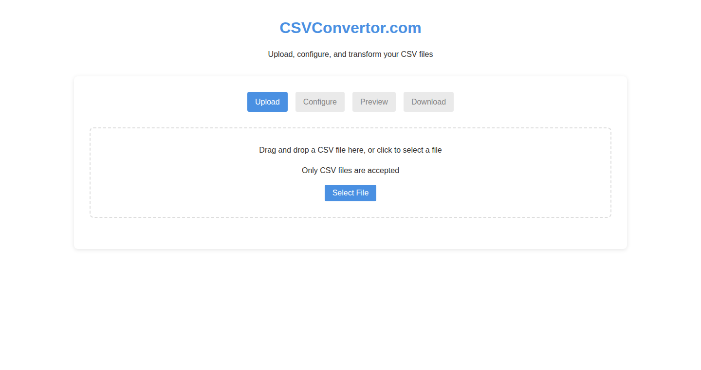 CSV Convertor – Date & Balance Transformer