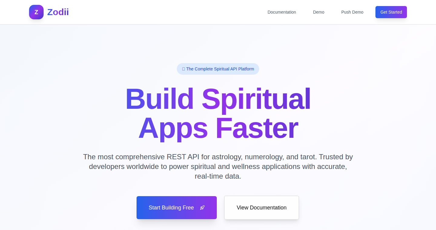 Zodii: The Spiritual API - Your Gateway to Astrology, Numerology, and Tarot