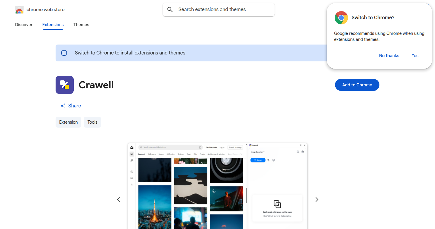 Crawell - Webpage Scraper & Markdown Converter