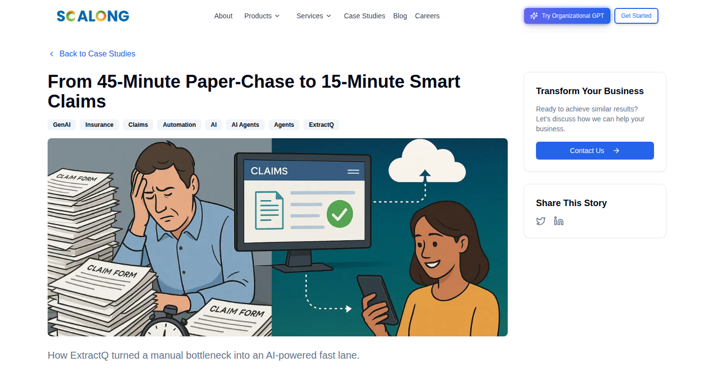 ExtractQ: Intelligent Document Extraction for Insurance Claims
