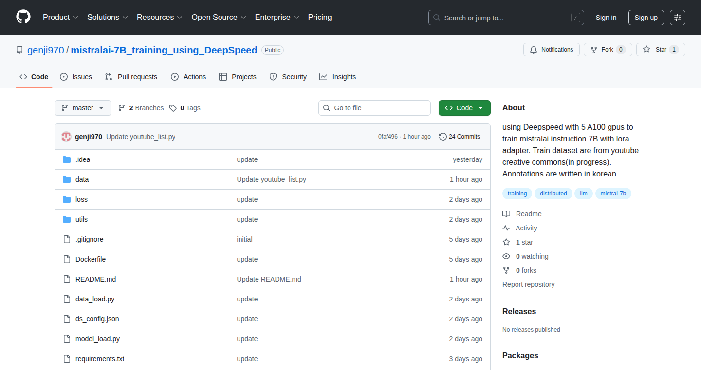 Mistralai-7B Distributed Learning Pipeline