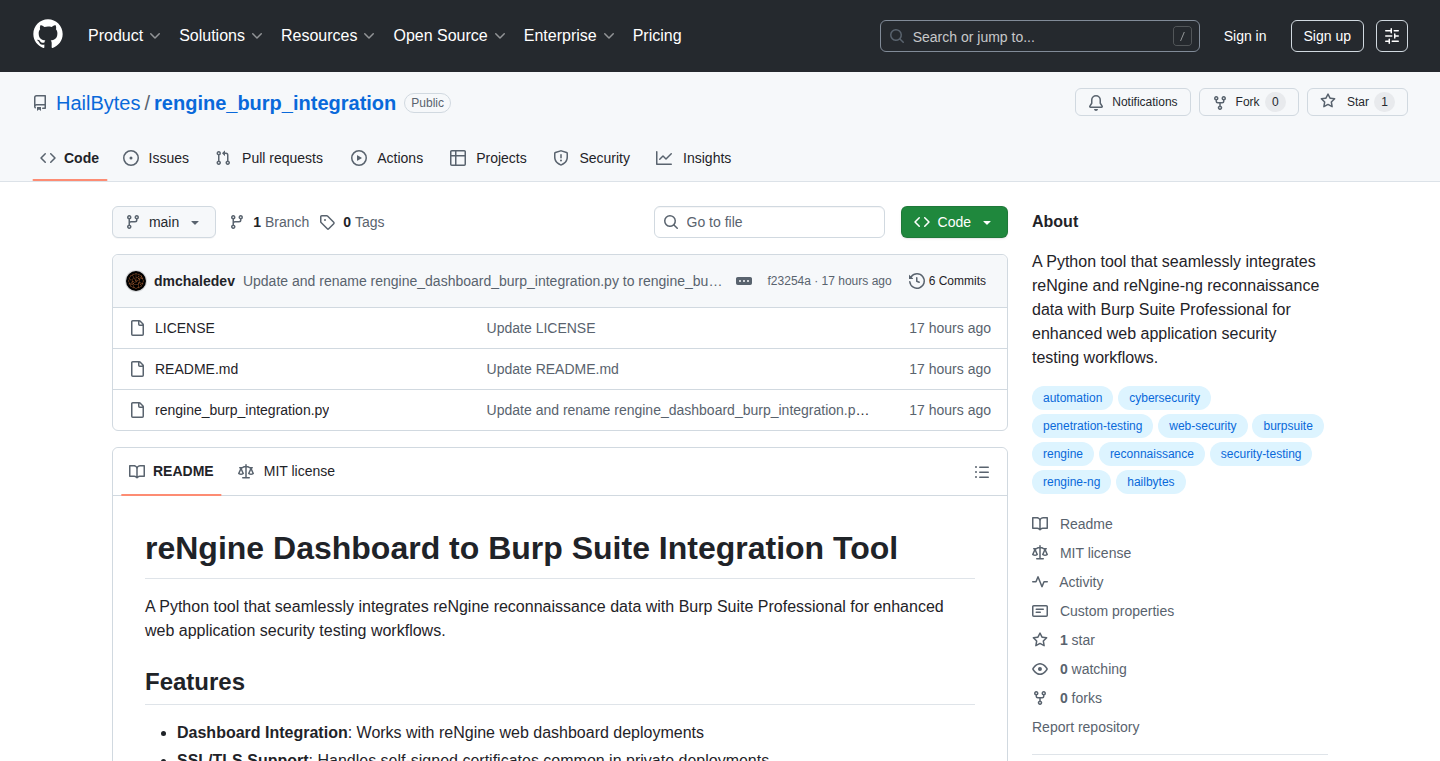 ReNgine-Burp Integration Tool