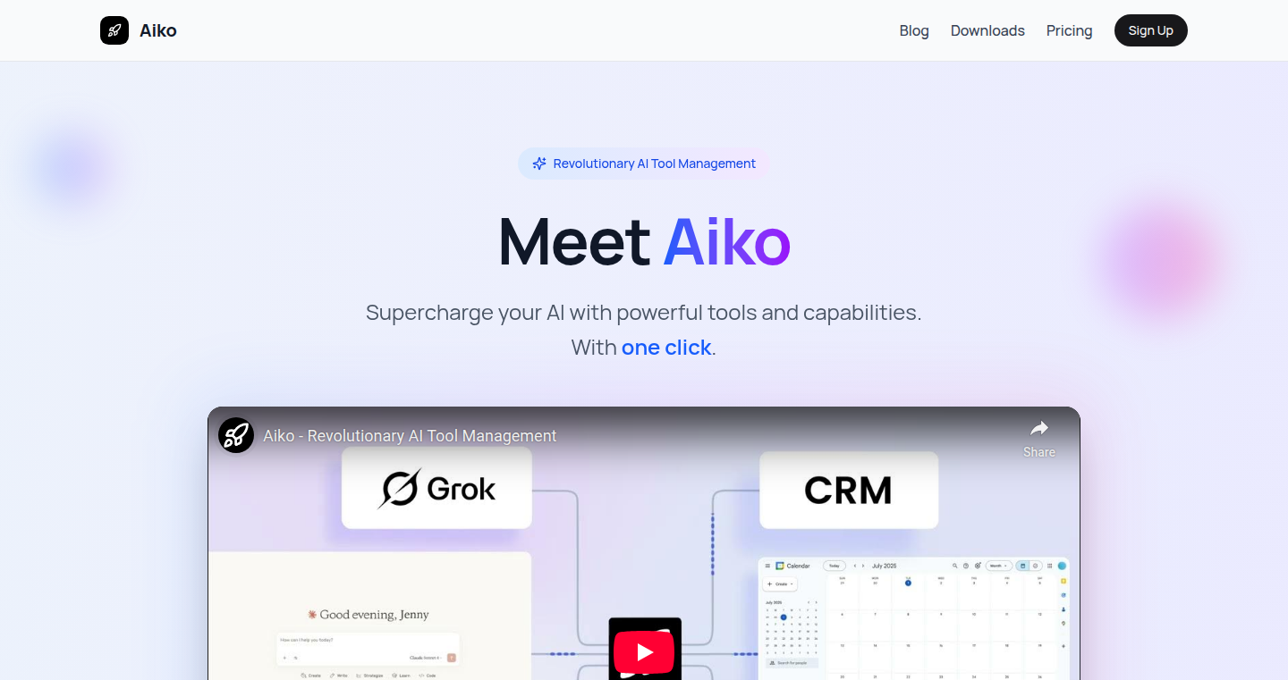 Aiko: AI Tool Orchestration and Marketplace