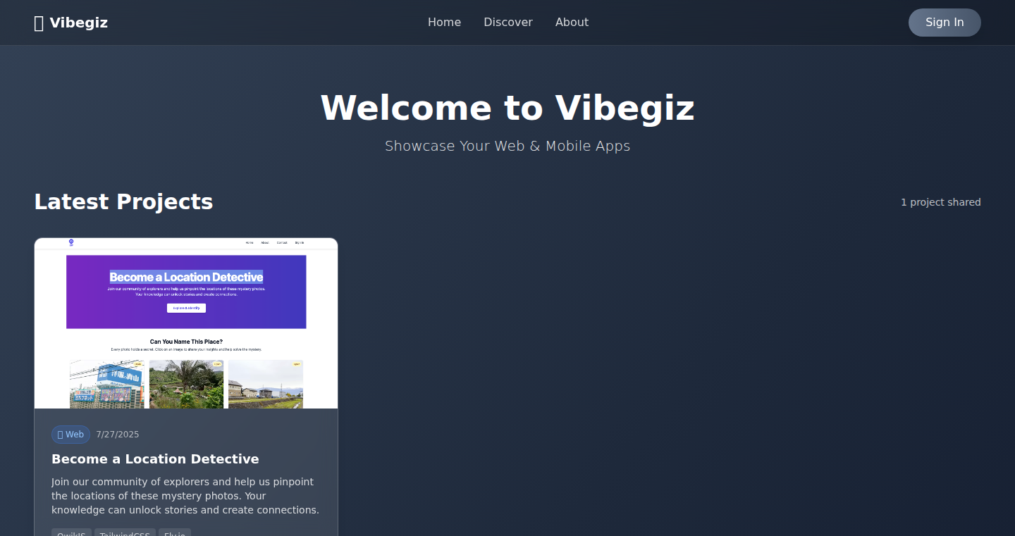 App Showcase Generator: Dynamic Presentation Engine for Web & Mobile